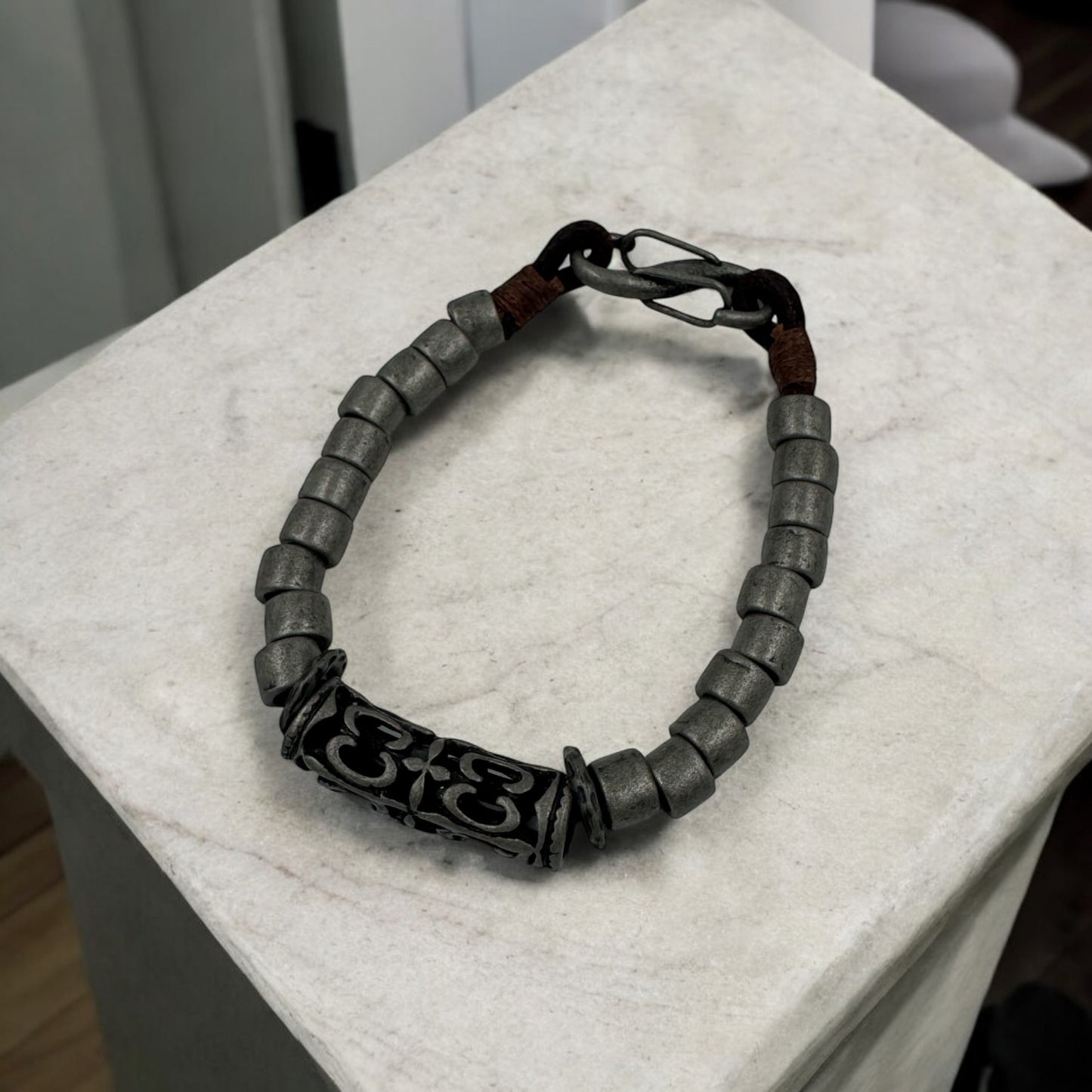Nomad's Legacy" Vintage Metal Bracelet