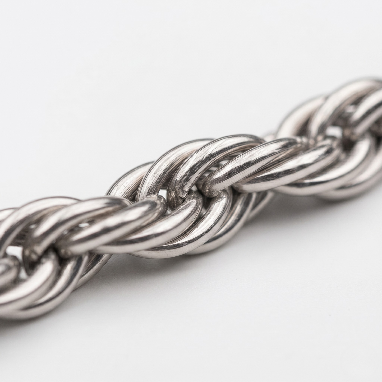 AERIK Rope Chain Necklace for Men – Stainless Steel Anti-Tarnish Chain