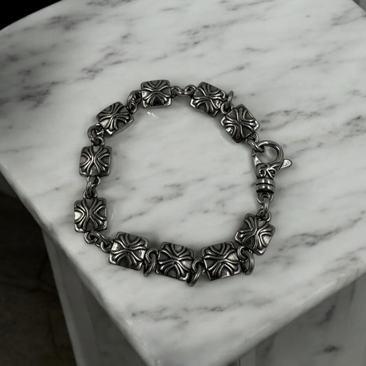 The Templar's Cross Chain Bracelet